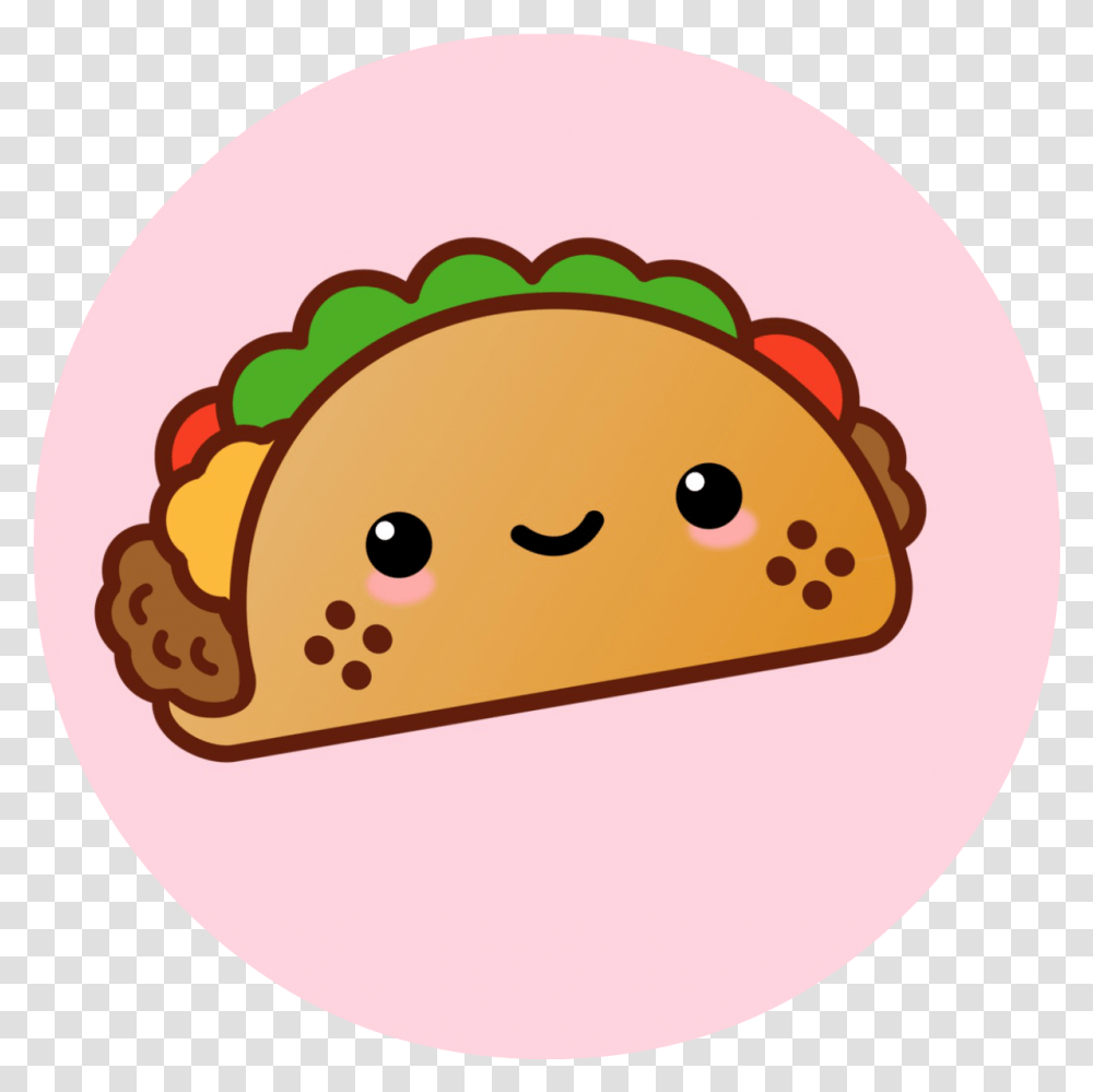 Kawaii Taco Party Printables Cute Taco, Food, Sweets, Cookie, Dessert Transparent Png