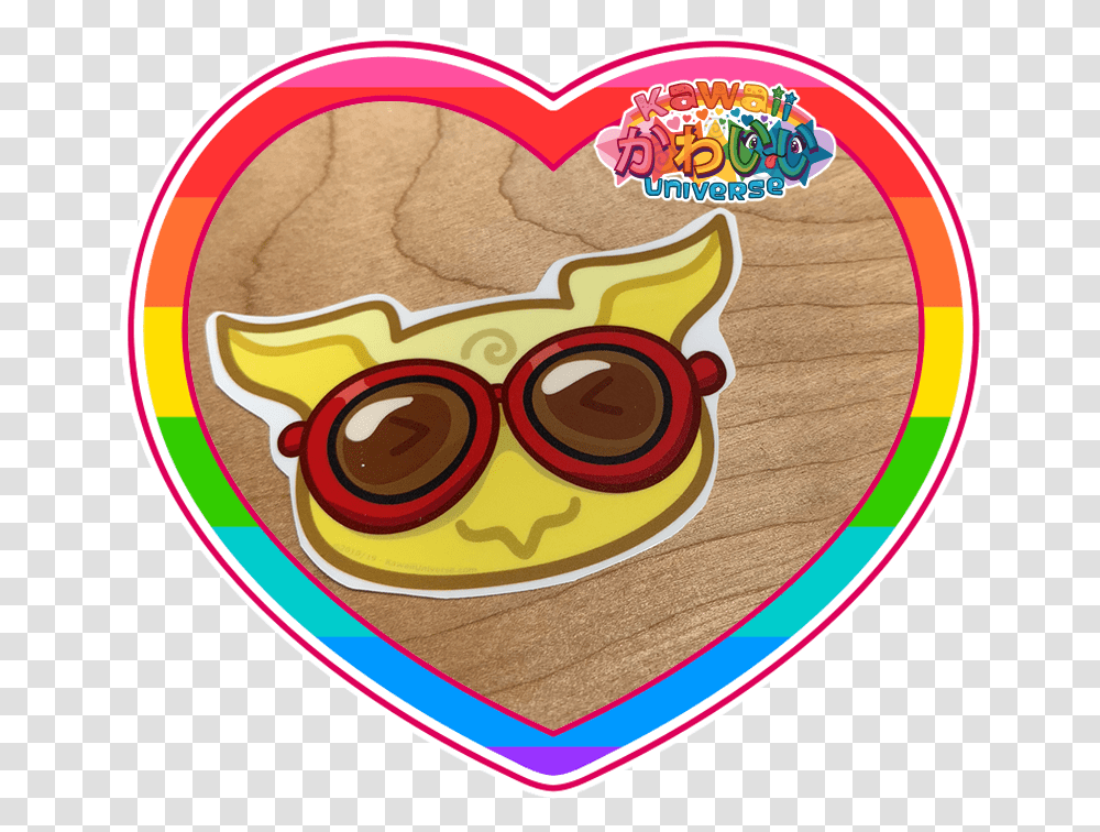 Kawaii Universe Cute Know It Owl Sticker Pic, Label, Food, Goggles Transparent Png