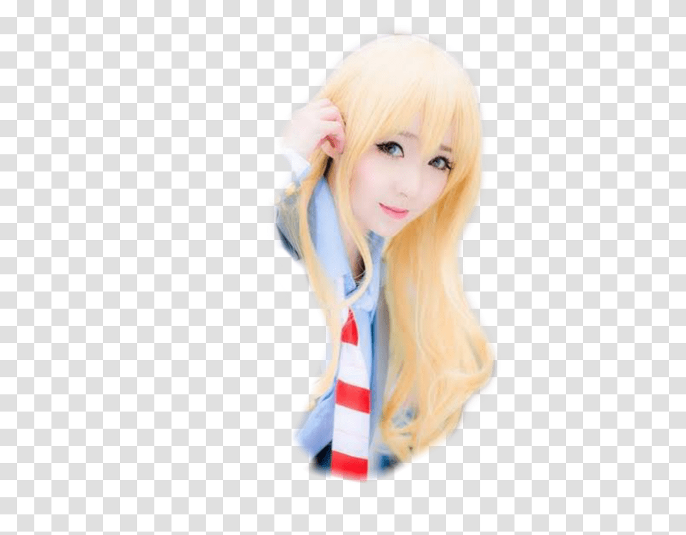 Kawaiicute Kaorimiyazono Kaori Miyazono Animegirl Lace Wig, Costume, Hair, Person, Human Transparent Png