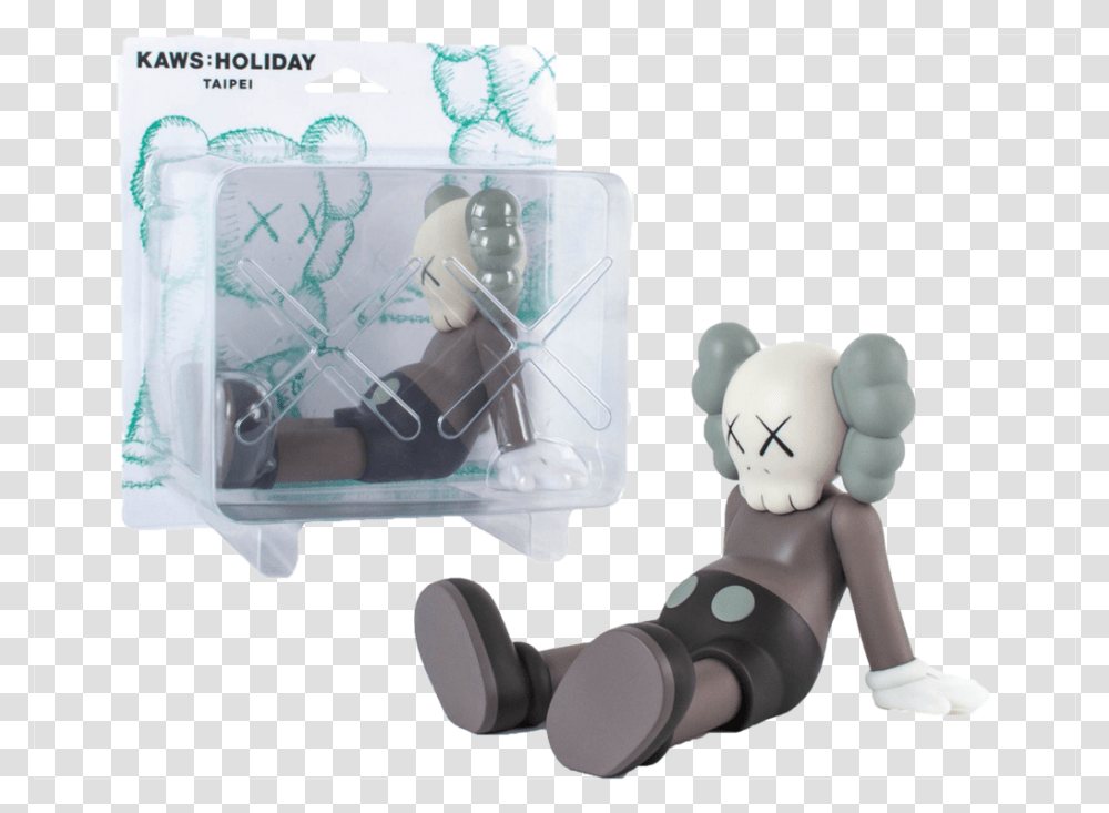 Kaws Holiday Limited 7 Inch Vinyl Figure Brown Kaws Holiday Taipei Figure, Toy, Furniture, Fuse, Electrical Device Transparent Png