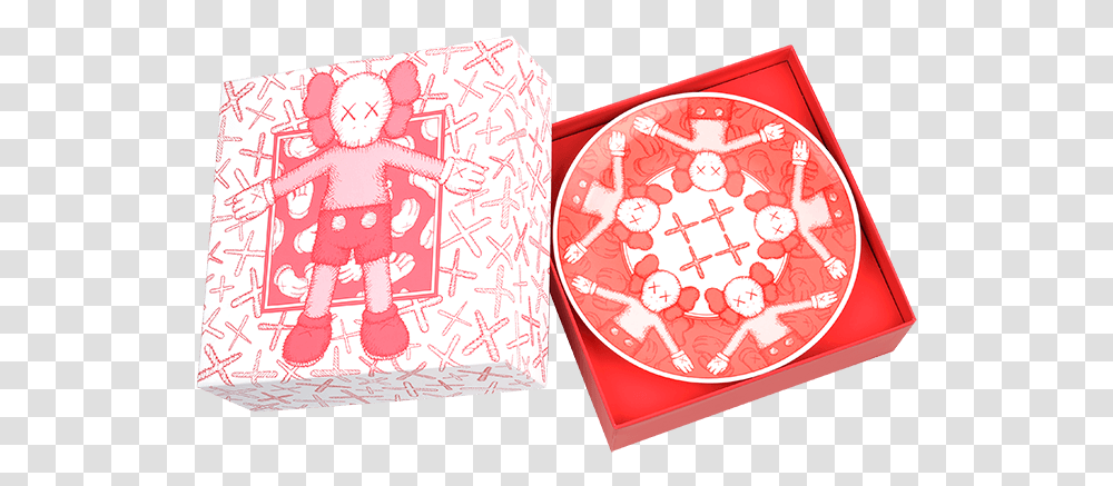 Kaws Holidayplate Set Circle, Label, Person Transparent Png