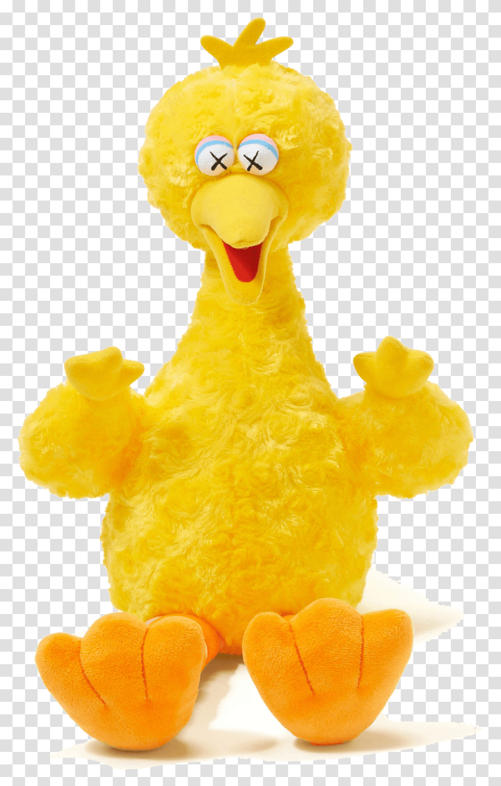 Kaws X Sesame StreetTitle Kaws X Sesame Street Kaws Uniqlo Big Bird, Toy, Plush, Animal, Mascot Transparent Png