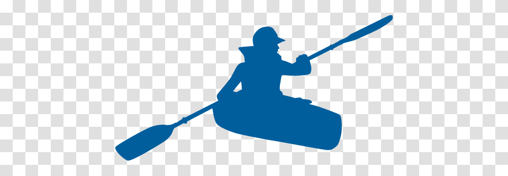 Kayak Clipart Blue, Silhouette, Person, Crowd, Duel Transparent Png