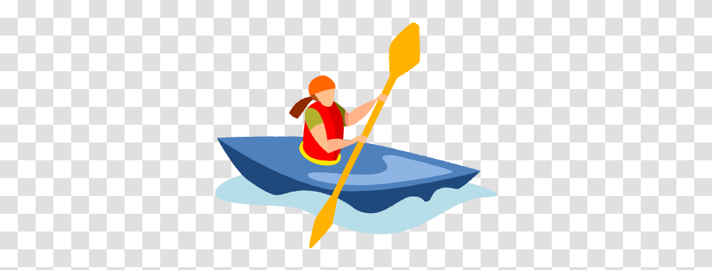 Kayak On Water, Oars, Paddle, Rowboat, Vehicle Transparent Png