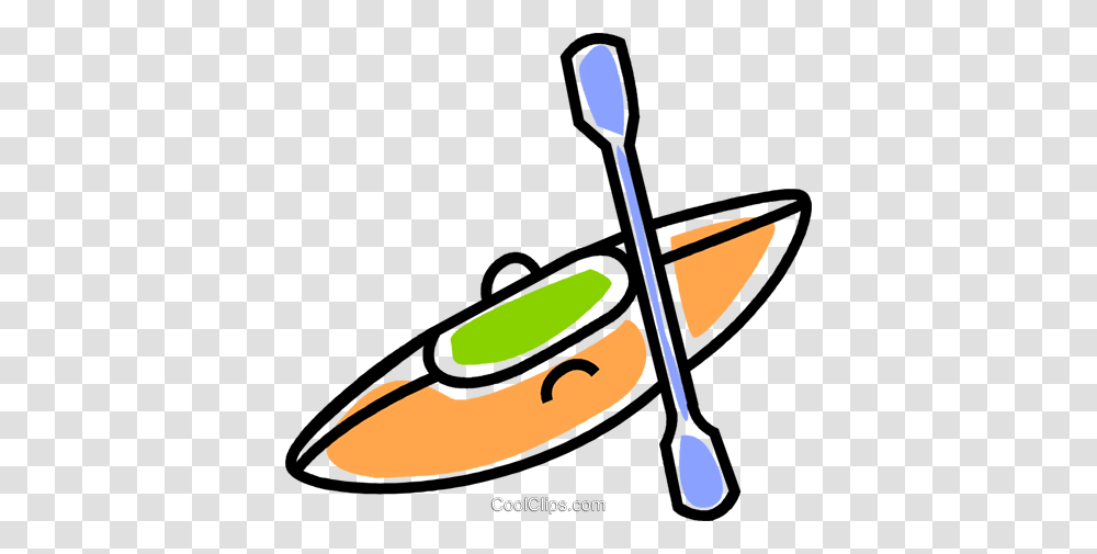 Kayak Royalty Free Vector Clip Art Illustration, Oars, Fork, Cutlery, Paddle Transparent Png