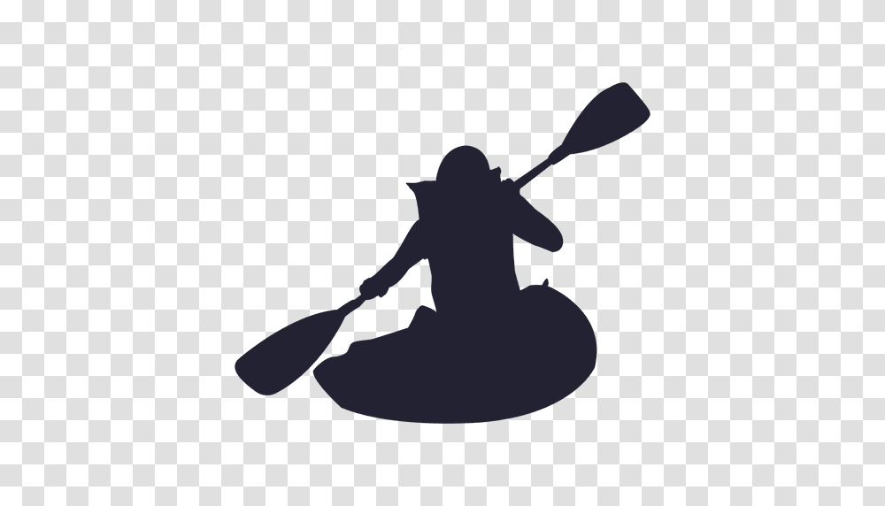 Kayak Sport Silhouette, Oars, Paddle, Person, Human Transparent Png