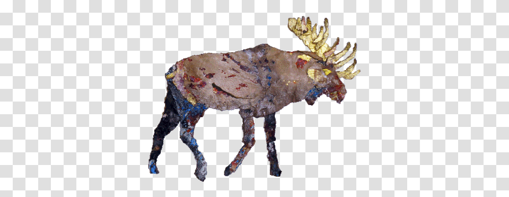Kaybid Deer Sticker Kaybid Deer Loop Discover & Share Gifs Animal Figure, Fungus, Soil, Mammal, Person Transparent Png