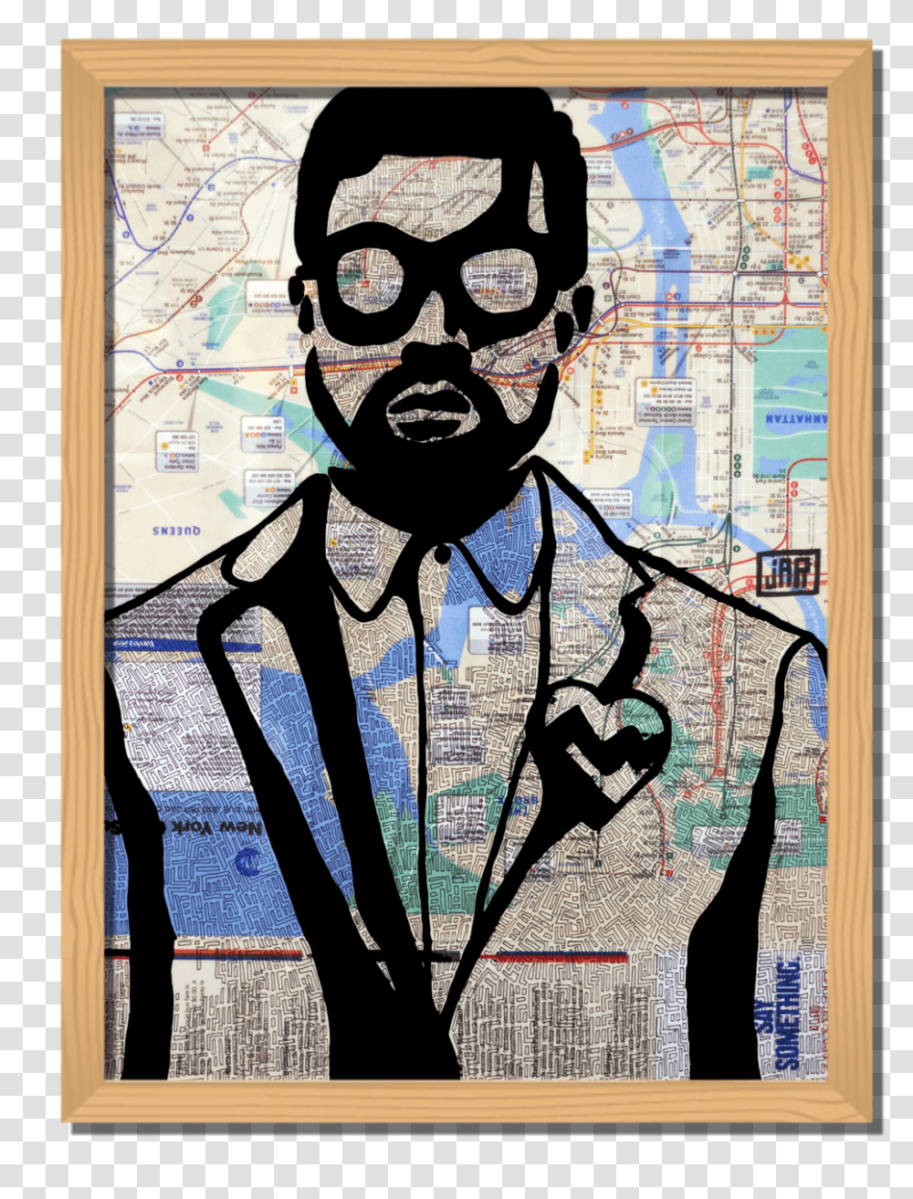 Kayne West Picture Frame, Poster, Advertisement, Drawing Transparent Png