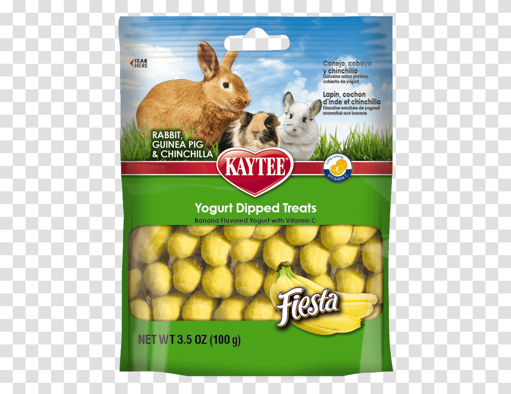 Kaytee Fiesta Banana Flavored Yogurt Dipped Rabbit Pet, Plant, Sheep, Mammal, Animal Transparent Png