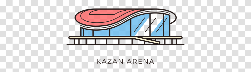 Kazan Arena Football Stadium Logo & Svg Kazan Arena, Building, Architecture, Road, Bridge Transparent Png