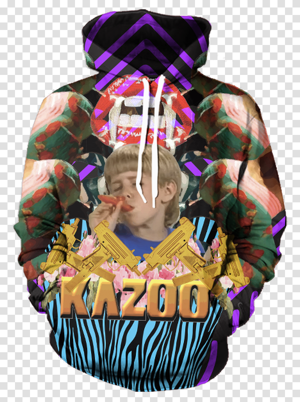 Kazoo Kid Hoodie, Person, Human, Poster, Advertisement Transparent Png