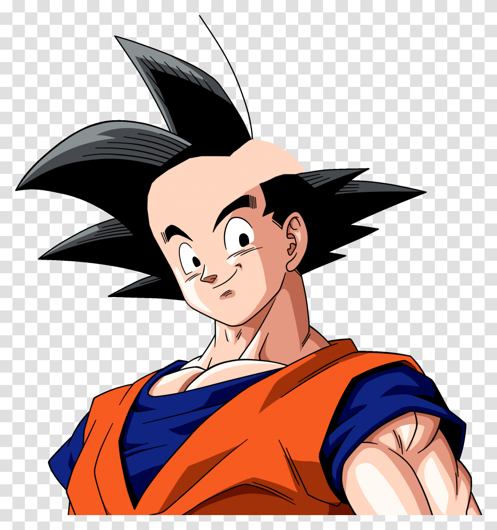 Kb Dragon Ball Goku Face, Person, Clothing, Art, Graphics Transparent Png