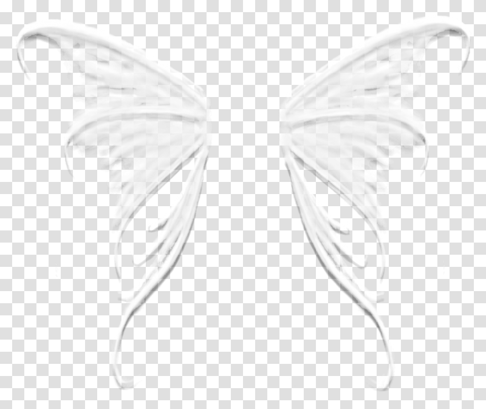 Kb V White Wings For Picsart, Stencil, Person, Bird, Animal Transparent Png