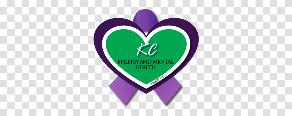 Kc Epilepsy And Mental Health Every Day Begins A New Girly, Heart, Tape, Purple, Text Transparent Png