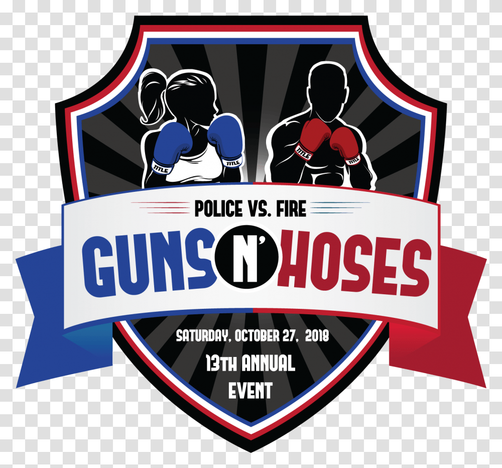 Kc Guns N Hoses Guns And Hoses Charity Boxing Event, Person, Poster, Advertisement, Text Transparent Png