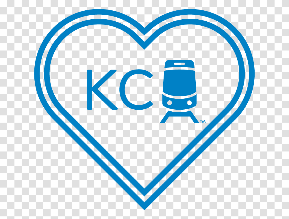 Kc Streetcard Heart Logo Kc Streetcar, Trademark, Label Transparent Png