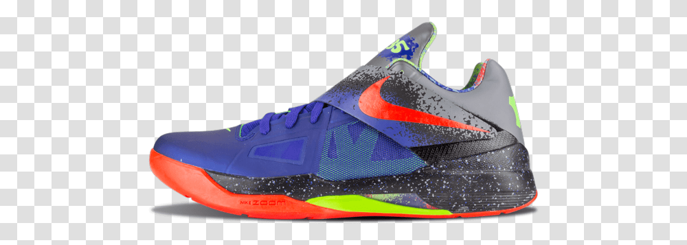 Kd 4 Nerf, Apparel, Shoe, Footwear Transparent Png