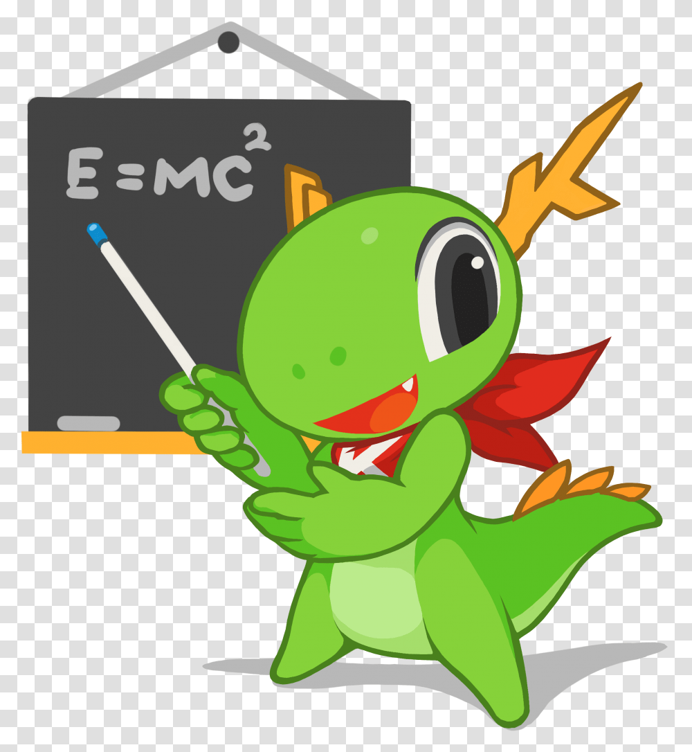 Kde Mascot Konqi For Presentation And Education Applications Rms Guy's Site Outline Channel Art, Animal, Reptile, Elf Transparent Png