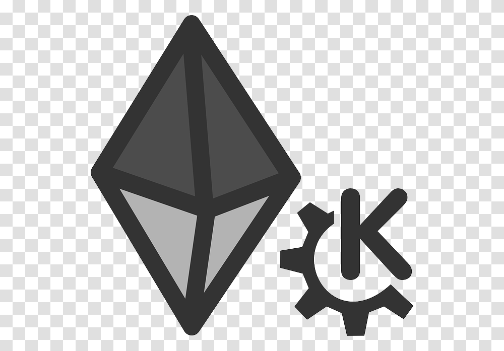 Kde Start Menu Icon, Crystal, Accessories, Triangle, Diamond Transparent Png