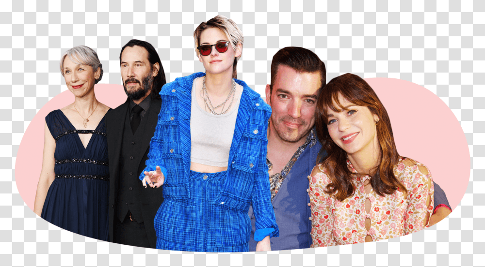 Keanu Reeves And Kristen Stewart Are Onto Something Family, Person, Human, Sunglasses, Accessories Transparent Png