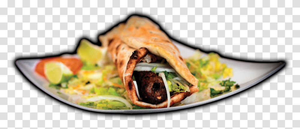 Kebab Clipart Bihari Paratha Roll, Burger, Food, Bread, Pita Transparent Png