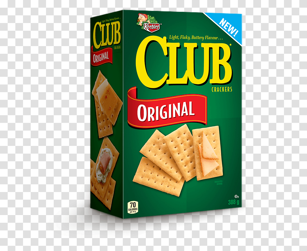 Keebler Club Crackers, Bread, Food, Snack Transparent Png