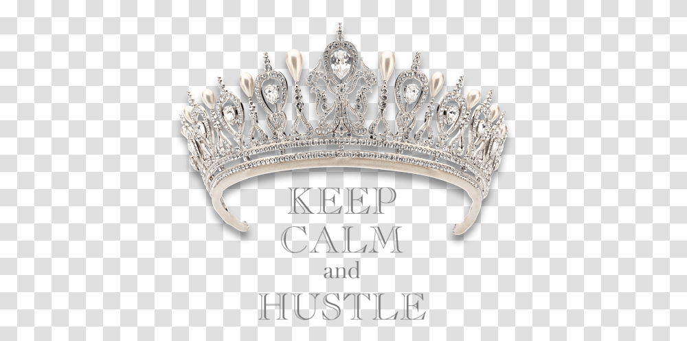 Keep Calm And Hustle Diamond Tiara Portable Network Graphics, Accessories, Accessory, Jewelry, Crown Transparent Png