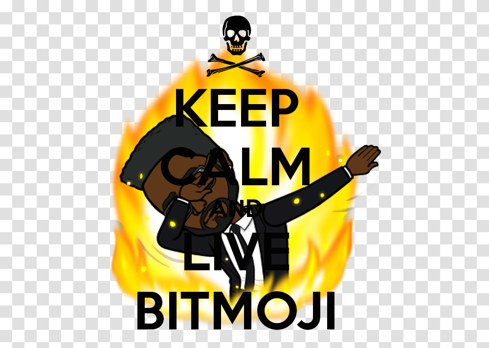Keep Calm And Live Bitmoji You're Young And Beautiful, Person, Fireman Transparent Png