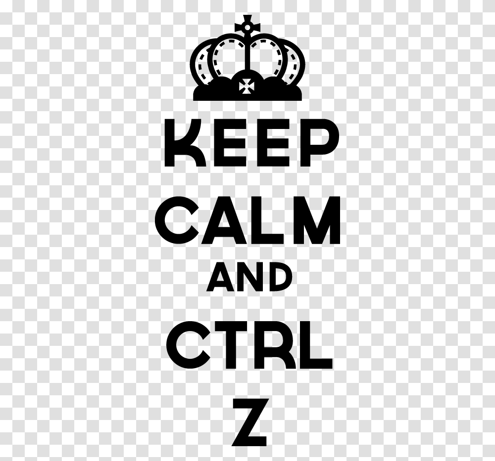 Keep Calm Ctrl Z Decorative Sticker Keep Calm And Ctrl Z, Face, White, Texture Transparent Png