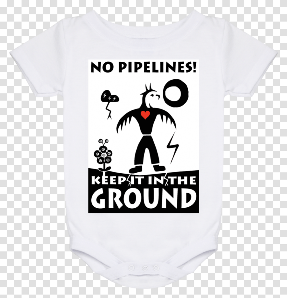 Keep It In The Ground Art By Isaac Murdoch Baby Onesie Cartoon, Apparel, T-Shirt Transparent Png