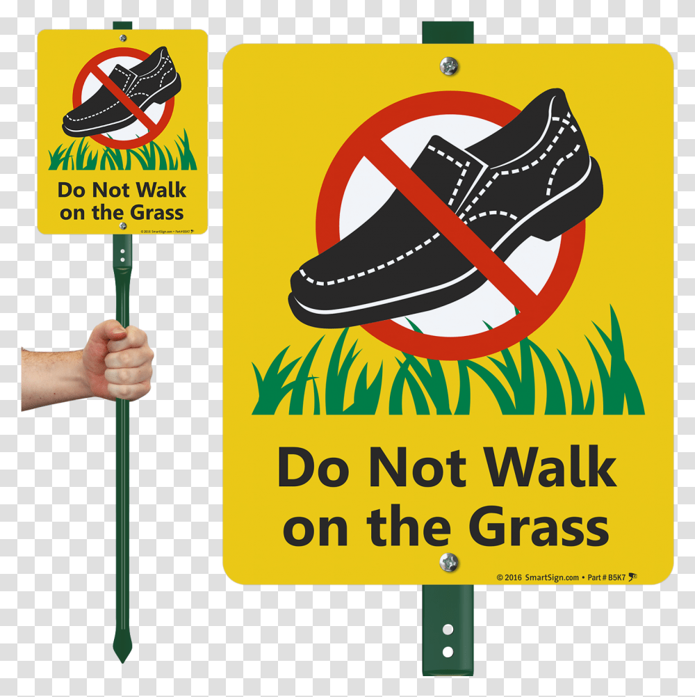 Keep Off Grass Lawnboss Signs Lawn, Advertisement, Poster, Person, Flyer Transparent Png