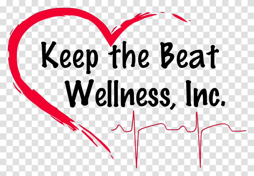 Keep The Beat Wellness Inc Heart, Handwriting, Label, White Board Transparent Png