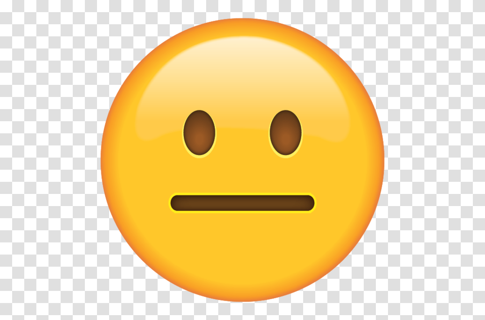 Keep Them Guessing With The Neutral Expression Of This Emoji That, Word, Label, Sphere Transparent Png
