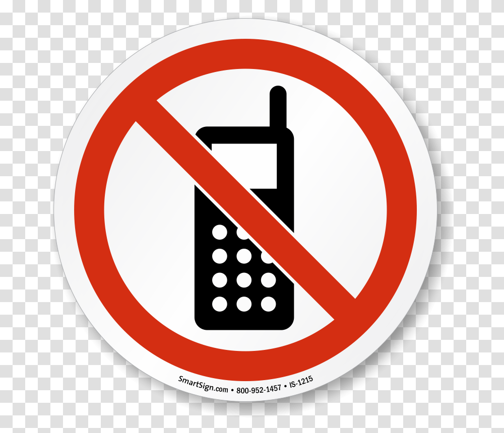 Keep Your Phone Silent, Road Sign, Urban, Stopsign Transparent Png