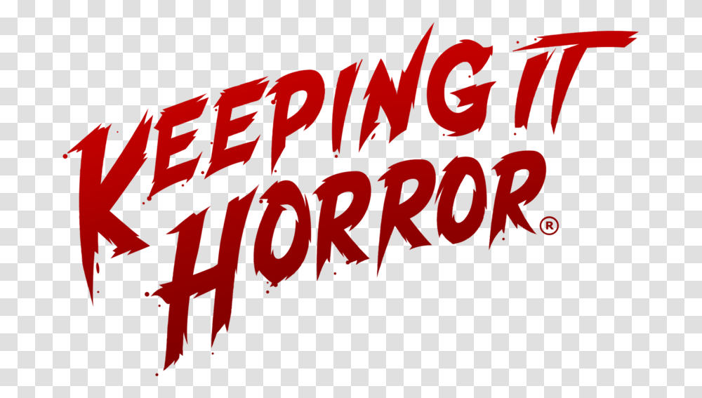 Keeping It Horror Calligraphy, Text, Alphabet, Word, Poster Transparent Png