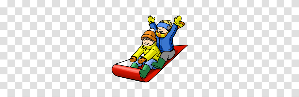 Keeping Kids Active In Winter, Sled, Bobsled, Outdoors Transparent Png