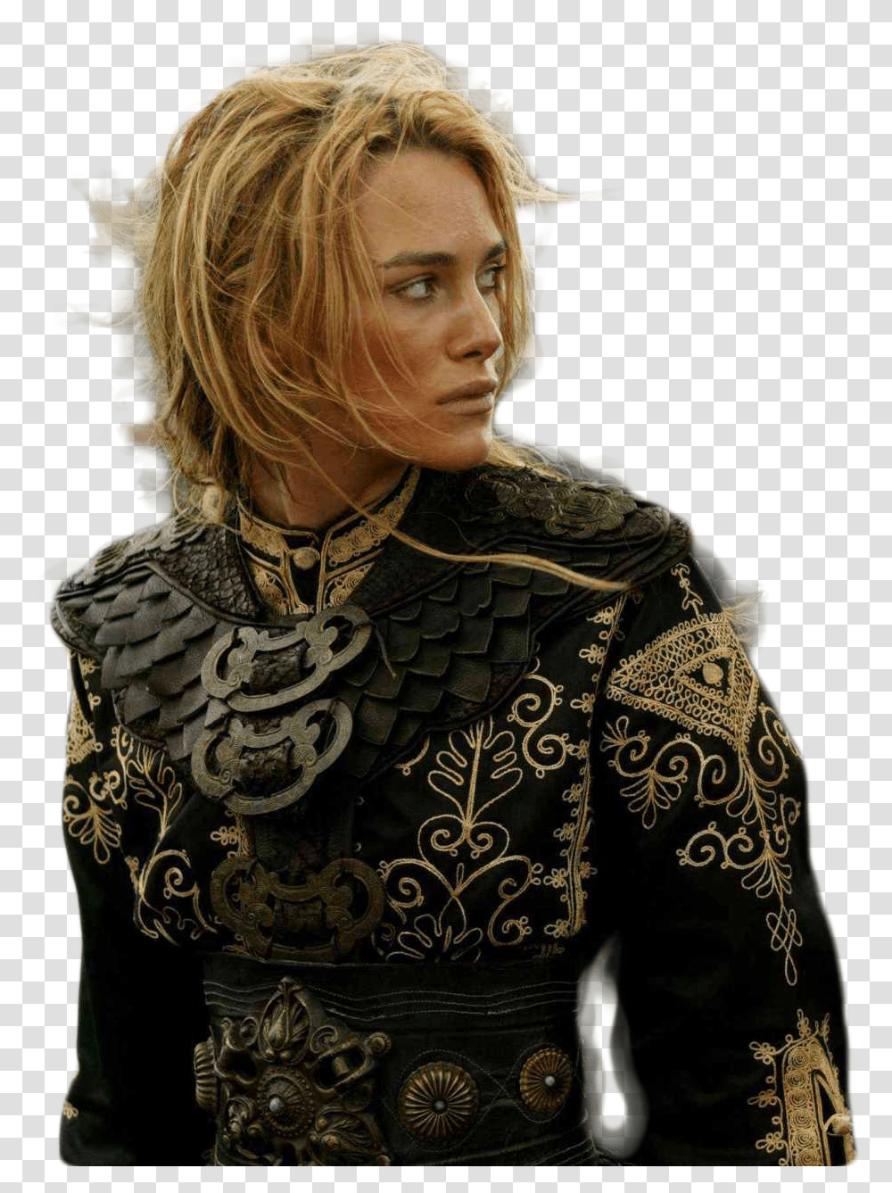 Keira Knightley Picture Arts Keira Knightley Pirates Of The Caribbean Short Hair, Person, Costume, Clothing, Face Transparent Png