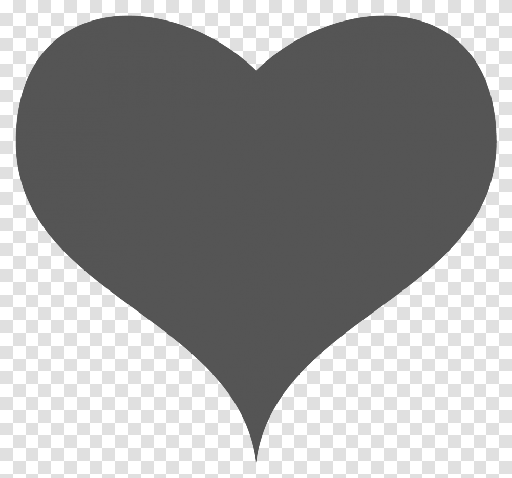 Keirsey Black Heart Symbol, Balloon, Cushion Transparent Png