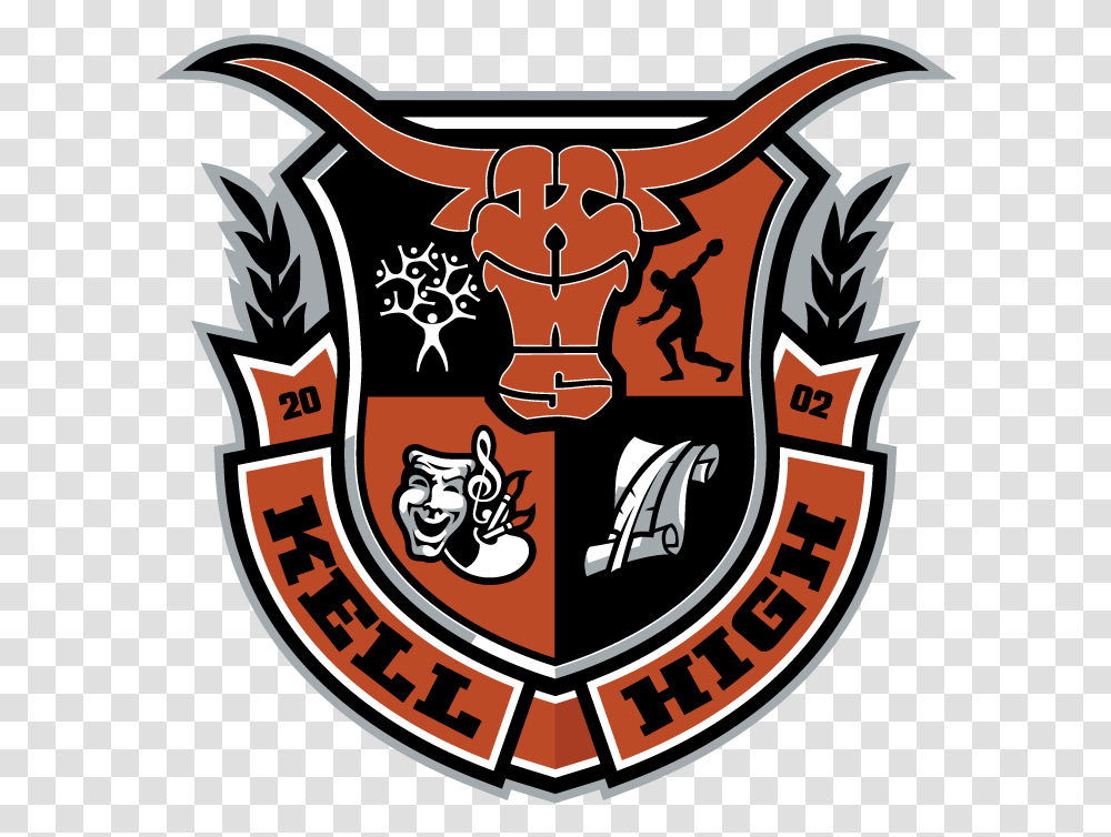 Kell High School Emblem, Armor, Symbol, Logo, Trademark Transparent Png