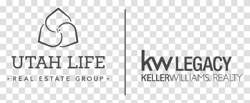 Keller Williams Realty Logo Utah Life Real Estate Group, Gray, White Board, Linen Transparent Png