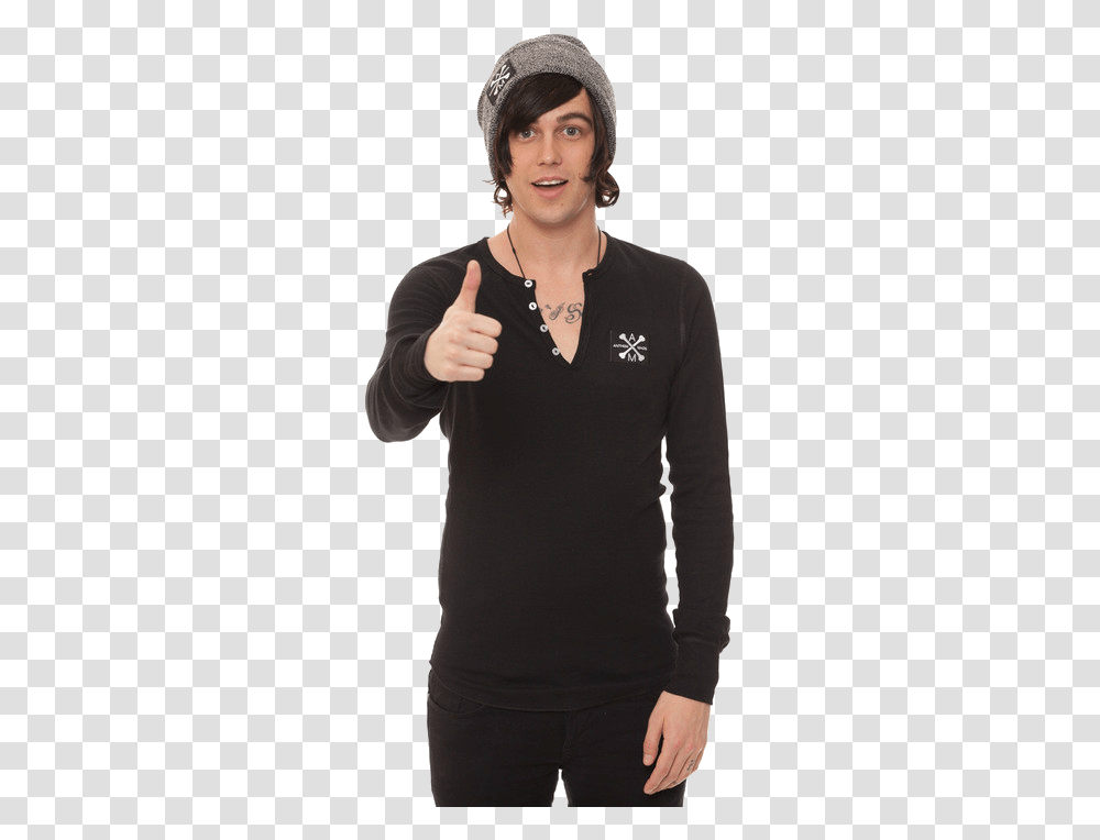 Kellin Quinn Sleeping With Sirens And Tattoo Image Girl, Sleeve, Apparel, Long Sleeve Transparent Png