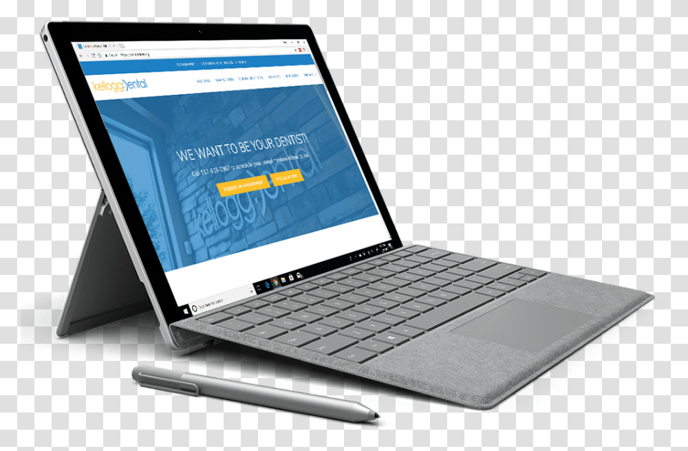 Kellogg Dental Microsoft Windows Surface, Laptop, Pc, Computer, Electronics Transparent Png