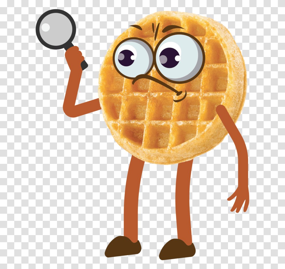 Kelloggs Eggo Bites Products But Also Cartoon, Waffle, Food, Toy Transparent Png