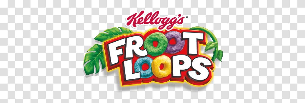 Kelloggs Froot Loops Logo Froot Loops Cereal, Sweets, Food, Text, Alphabet Transparent Png