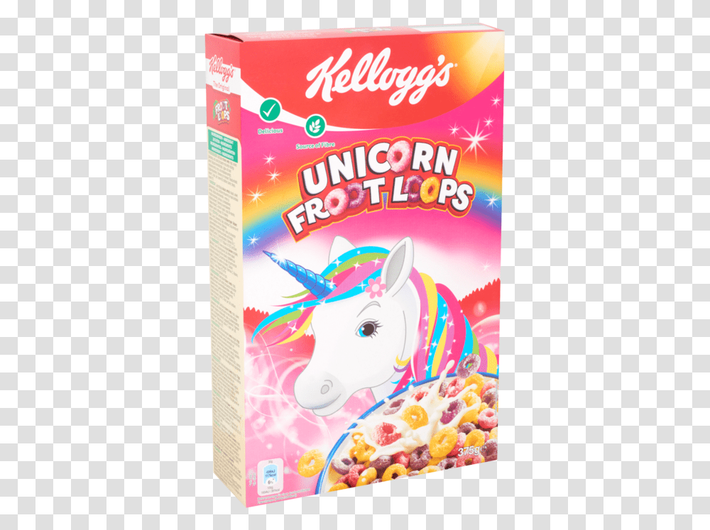 Kelloggs Unicorn Froot Loops, Food, Leisure Activities, Label Transparent Png