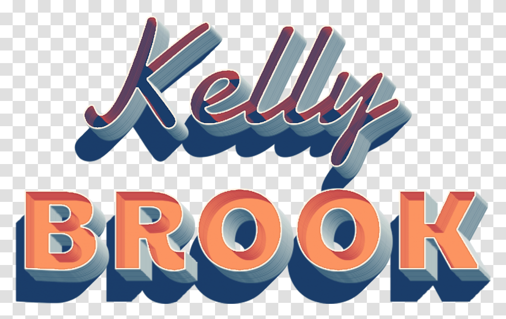 Kelly Brook 3d Letter Name Graphic Design, Label Transparent Png