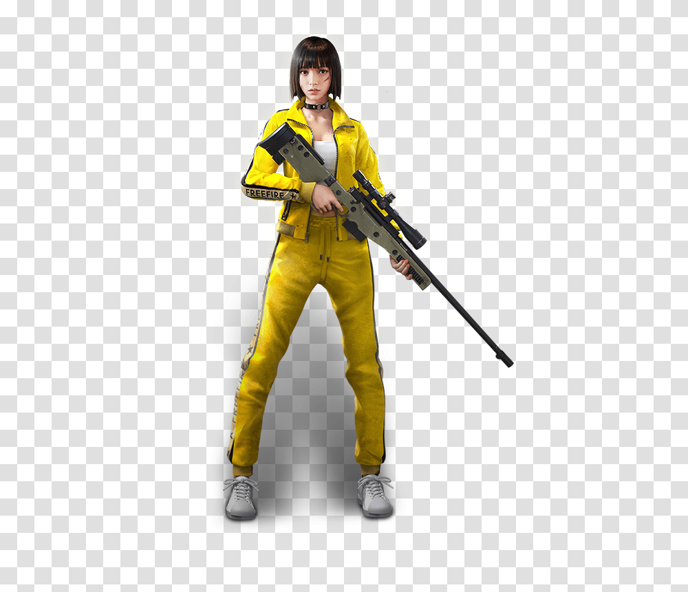 Kelly Kelly Kelly Free Fire, Person, Human, Costume, Gun Transparent Png