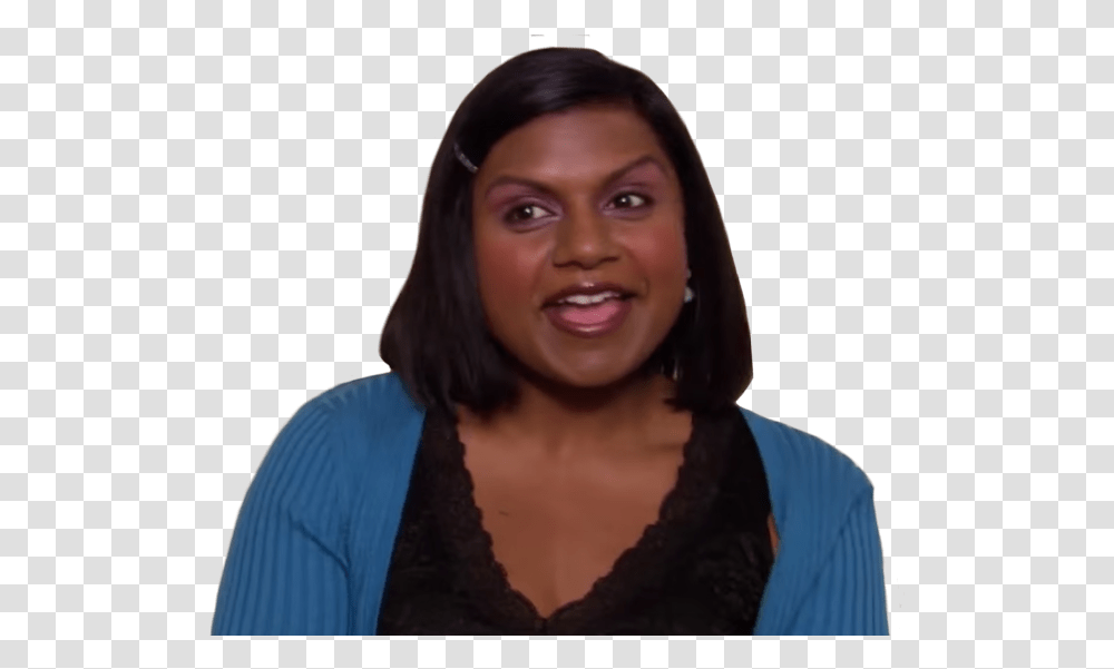 Kelly Theoffice Person People Funny Kelly Kapoor, Face, Female, Smile, Clothing Transparent Png
