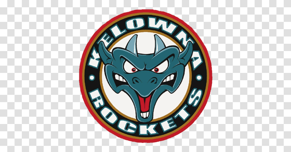 Kelowna Rockets Alternate Logo Kelowna Rockets Logo, Symbol, Trademark, Emblem, Clock Tower Transparent Png