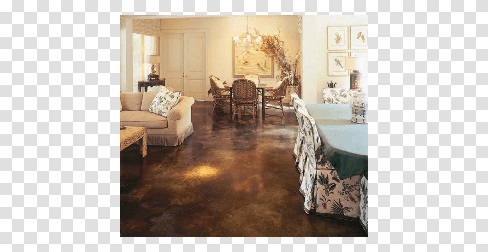 Kemiko Concrete Stain, Furniture, Flooring, Chair, Interior Design Transparent Png